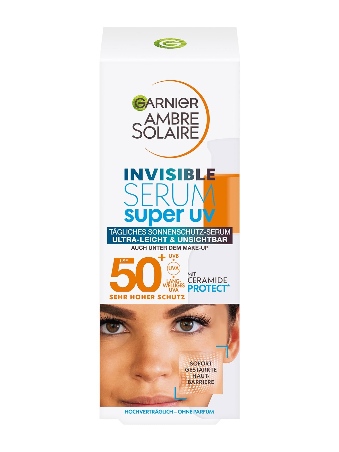 Invisible Serum Super UV Sonnenschutz-Serum LSF 50+ Verpackung