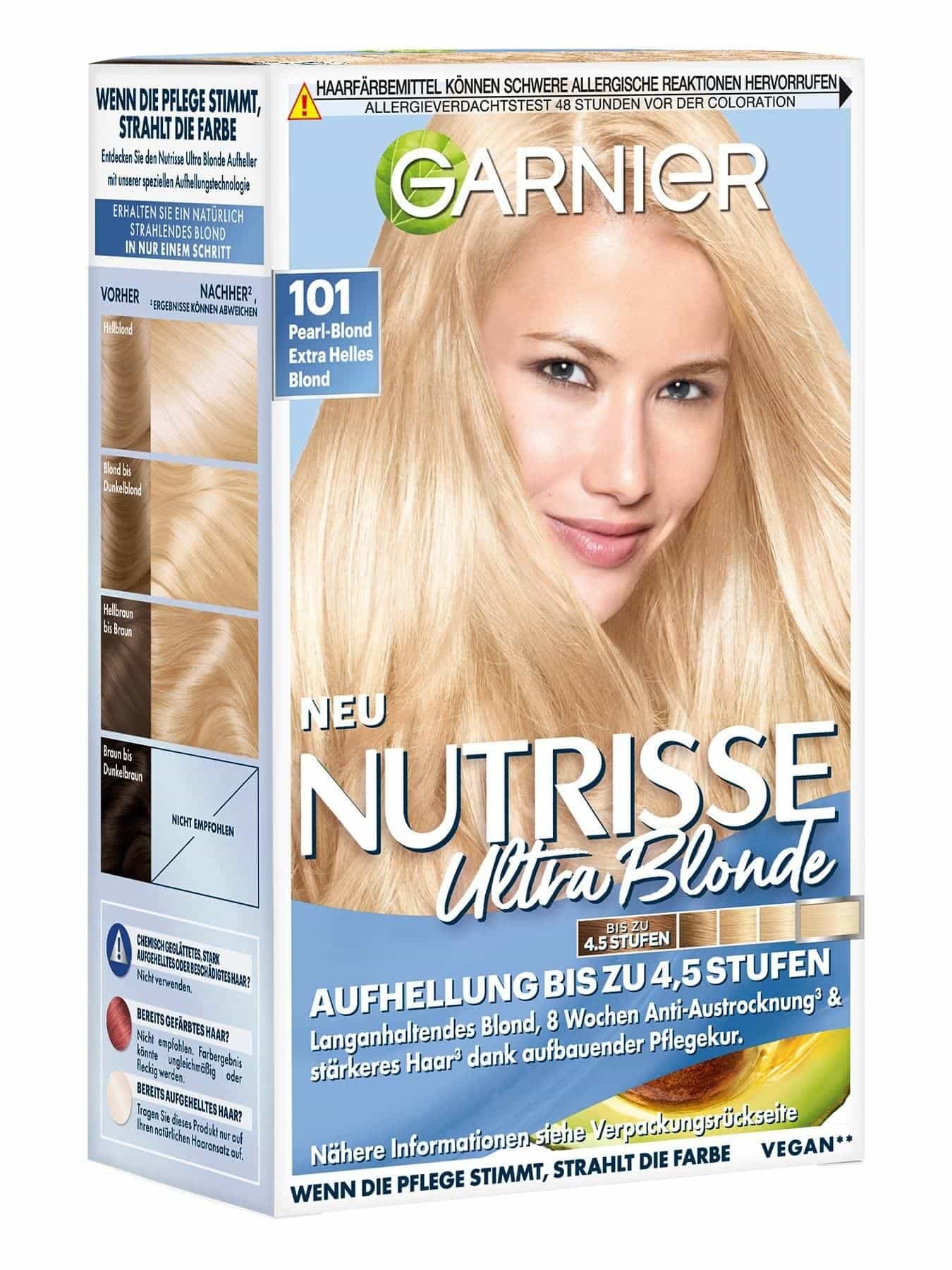 Ultra Garnier Pearlblond Nutrisse Extra 101 Blond | Crème Nr. Helles