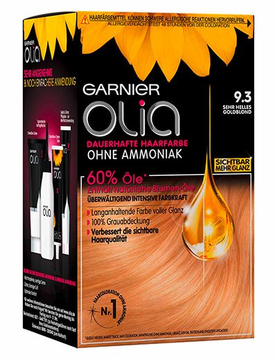 Nr 9 3 Sehr Helles Goldblond Dauerhafte Haarfarbe Mit Intensiver Farbkraft Garnier