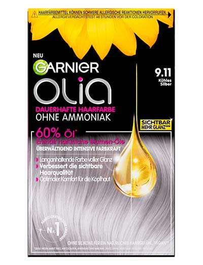 Nr. 9.11 Kühles Silber Haarfarbe – Garnier | dauerhafte