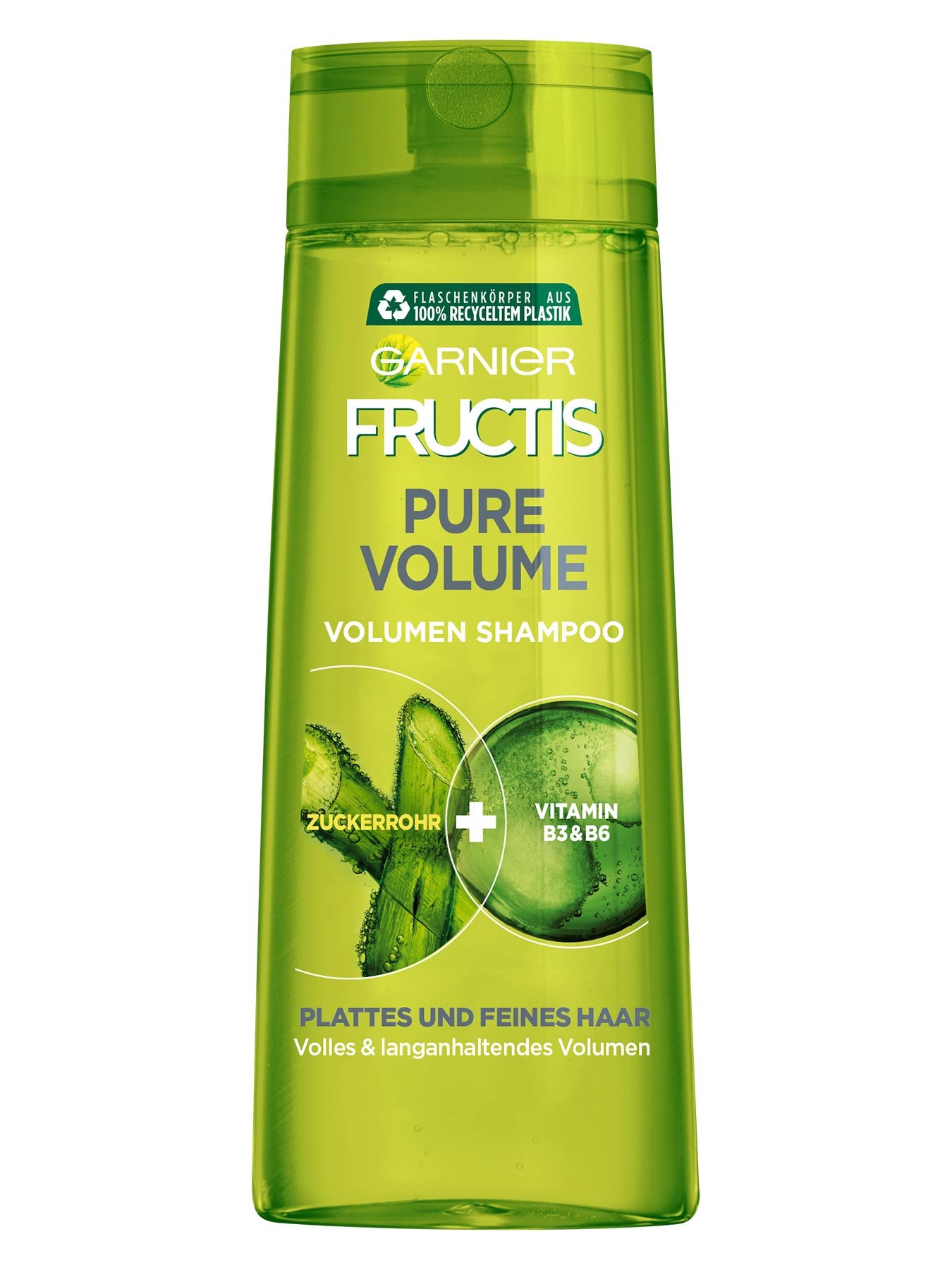 Pure Volume Kraftigendes Shampoo Fur Volles Langanhaltendes Volumen Garnier