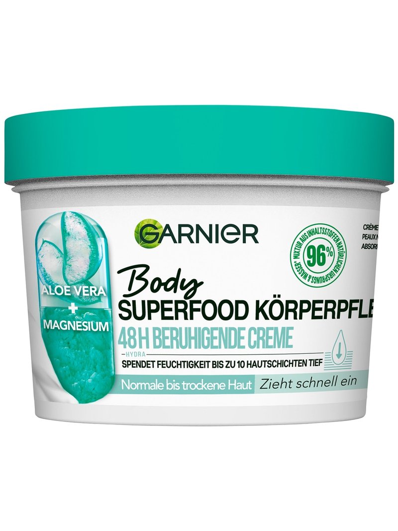 Body Superfood Körperpflege Creme Mit Aloe Vera Garnier