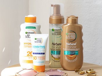 Garnier Ambre Solaire Sonnenpflege Produktabbildungen