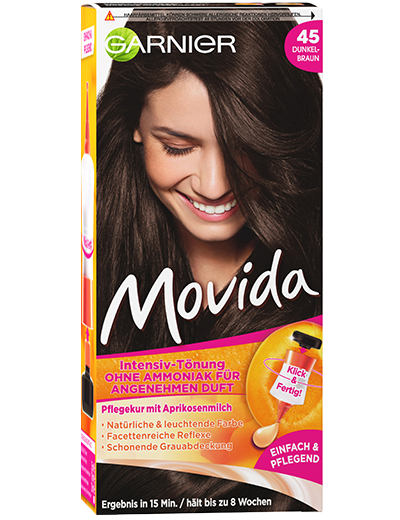 Garnier Tönung, Pflege-Creme, Intensiv-Tönung Haarfarbe, für leuchtende  Farben, auch für graues Haar, ohne Ammoniak, Movida, 40 Dunkle Kirsche, 3er  Pack Haarcoloration-Set : : Kosmetik